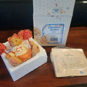 CHERISHED TEDDIE DEBBIE LET'S HEAR IT FOR FRIENDSHIP Cheerleader New